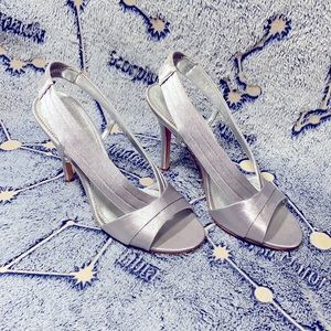 Silver Nina High Heel Sandals